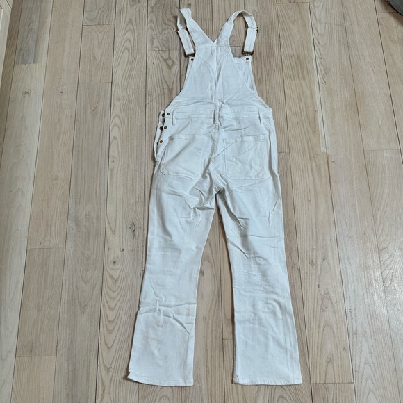 FRAME Denim white overalls size M - Picture 2 of 3